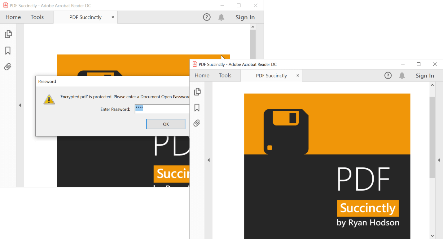 Decrypted PDF document