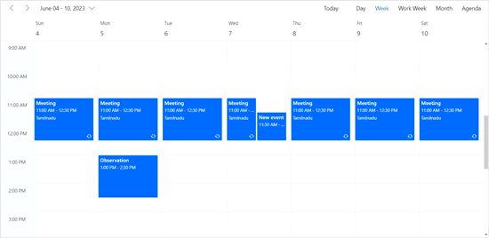 Loading appointments on demand in Blazor Scheduler using Entity Framework