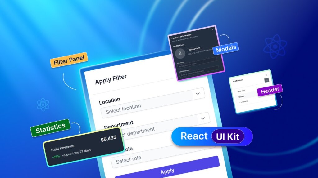 Speed Up React Development Using 39 New UI Blocks in Syncfusion’s UI Kit